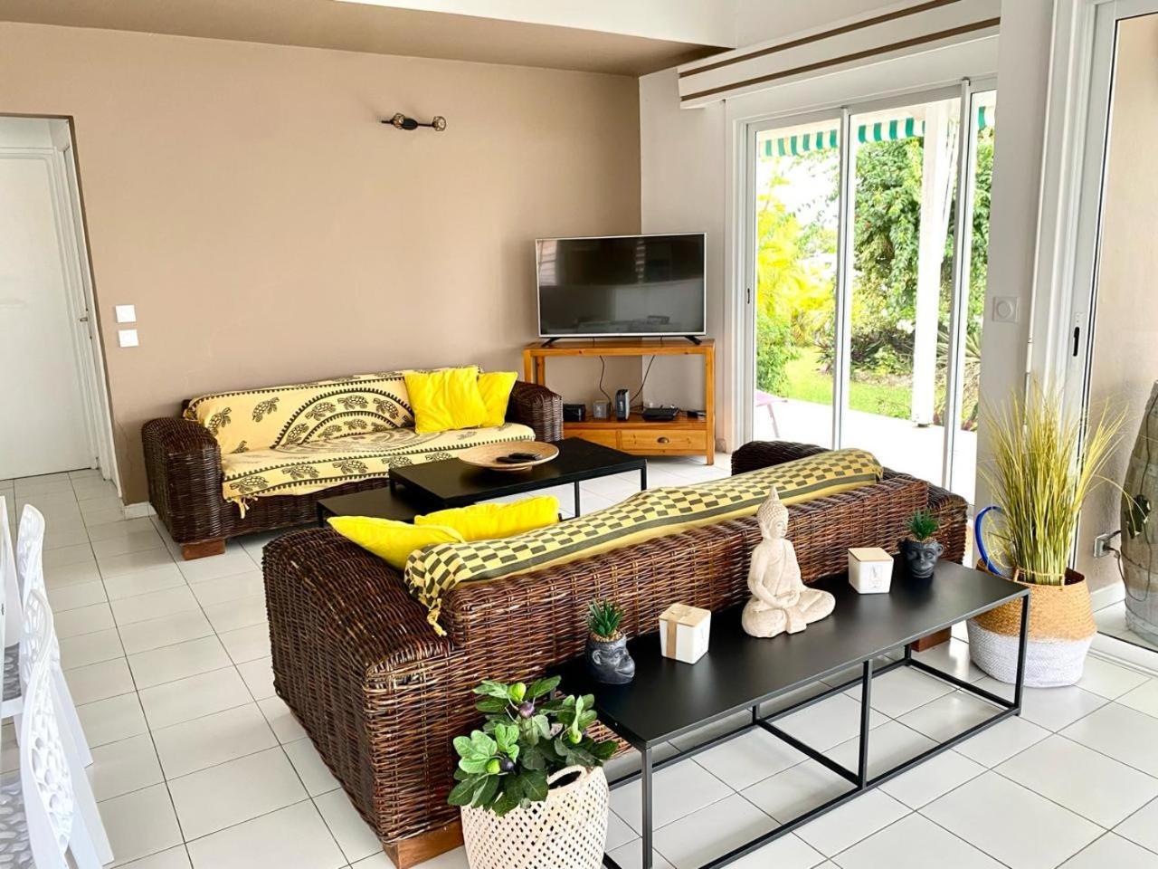 Villa 6-10 Pers, Vue Mer, Piscine Privee, Plage A Pieds Le Gosier  Kültér fotó