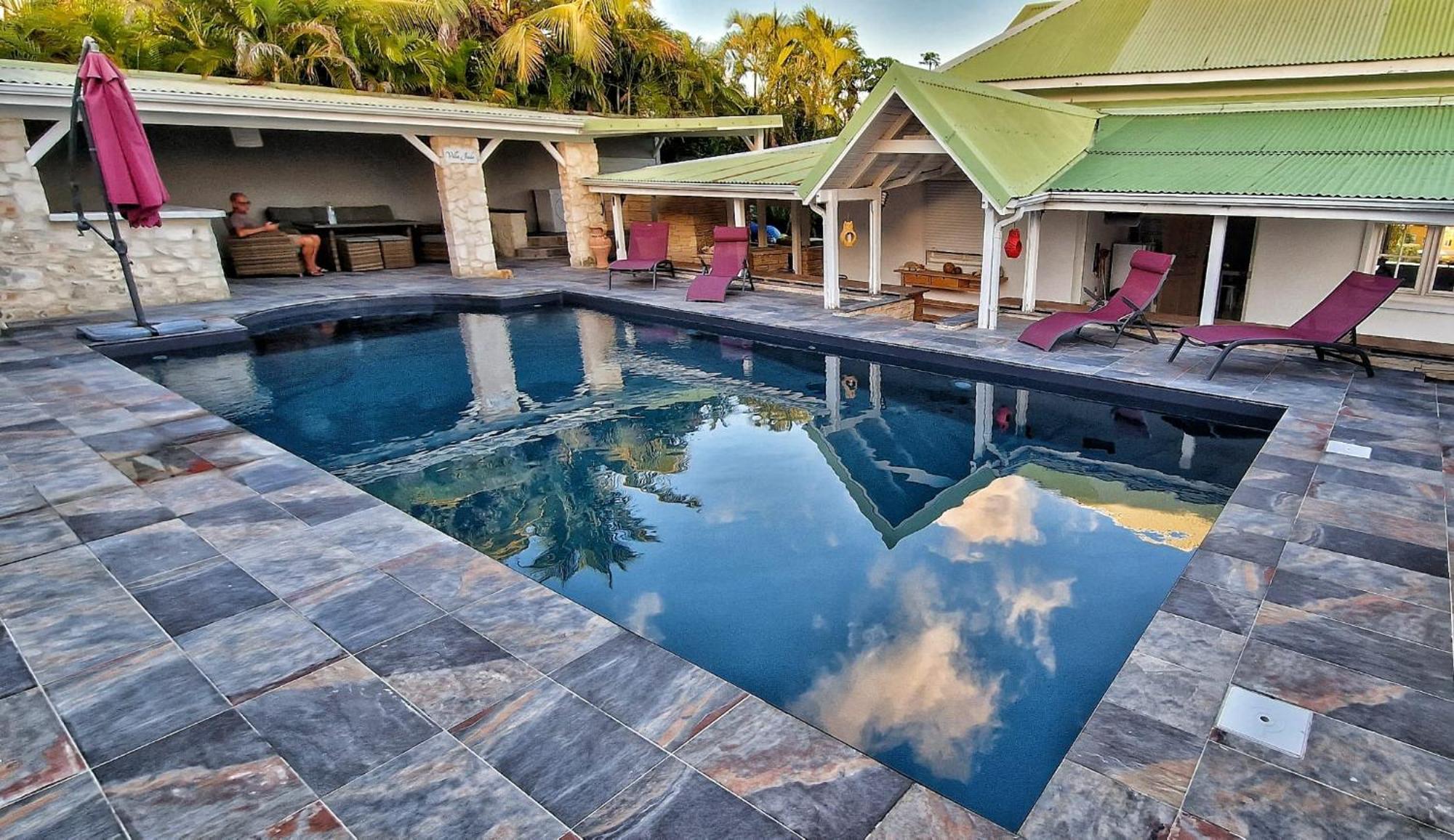 Villa 6-10 Pers, Vue Mer, Piscine Privee, Plage A Pieds Le Gosier  Kültér fotó